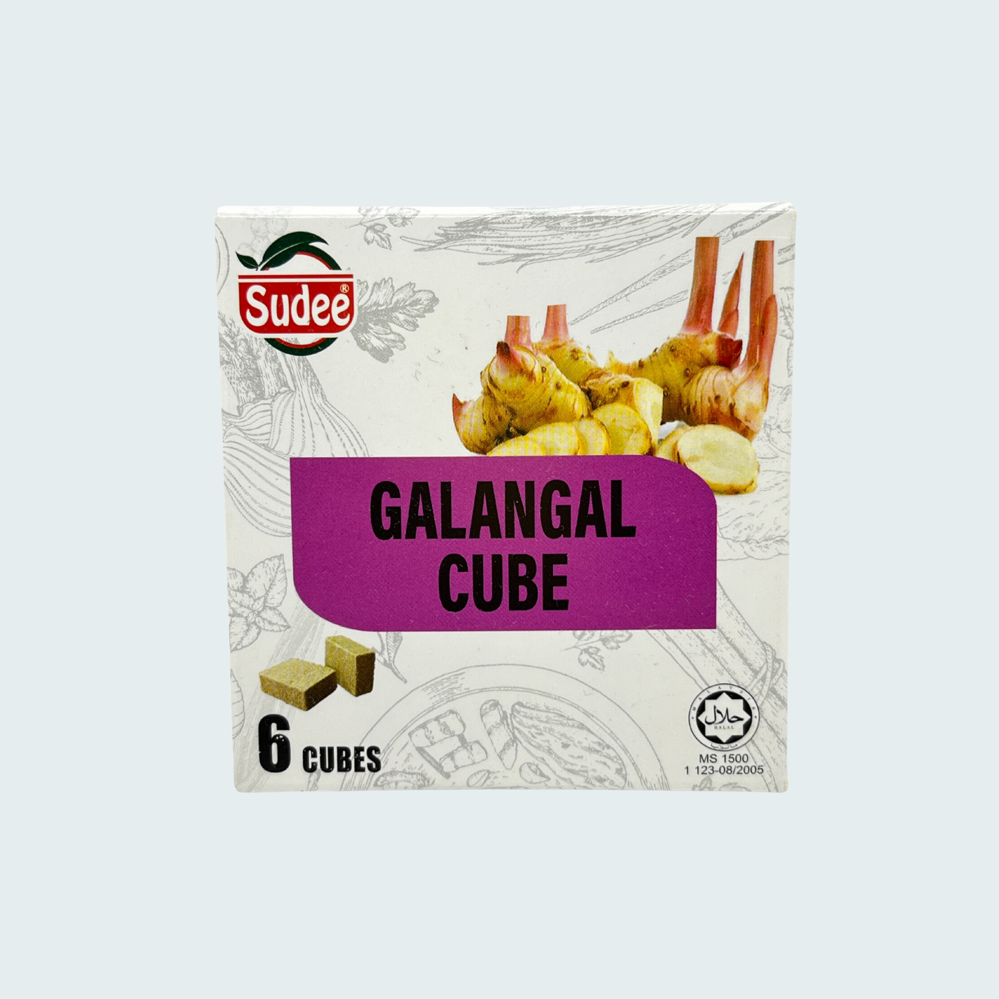 Sudee Galangal Cube, 1.9 oz (54 gm)