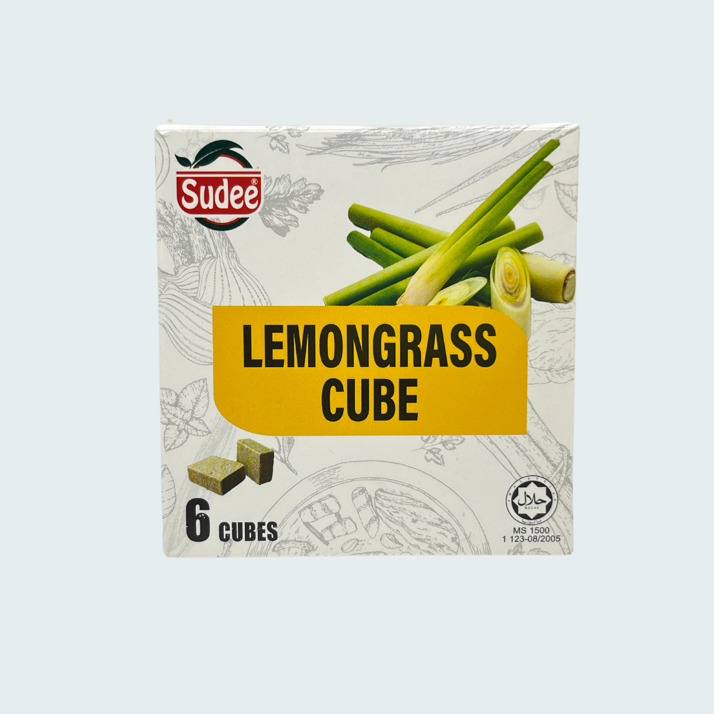 Sudee Lemongrass Cube, 1.9 oz (54 gm)